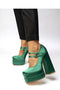 Platform pumps model 210179 Inello