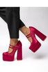 Platform pumps model 210180 Inello