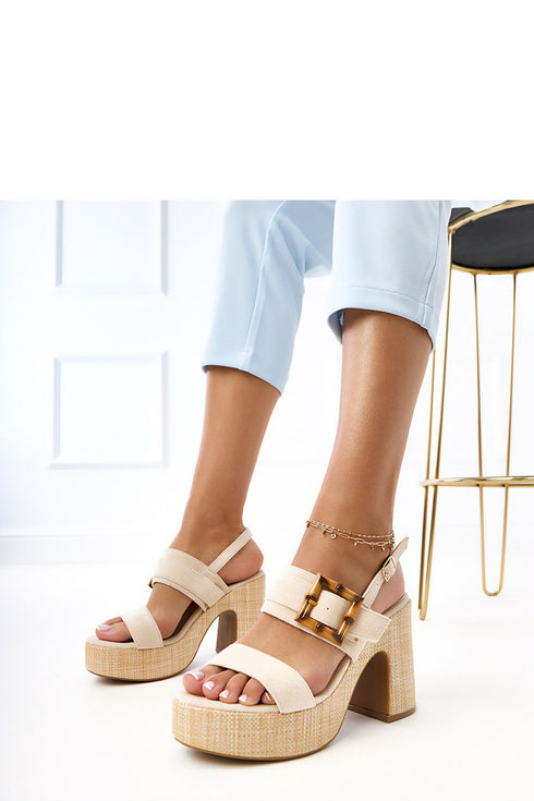 Heel sandals model 215594 PRIMO