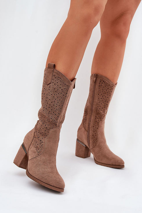 Open-work Boots model 218495 Step in style