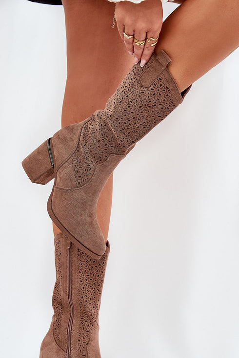 Open-work Boots model 218495 Step in style