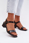 Heel sandals model 225113 Step in style
