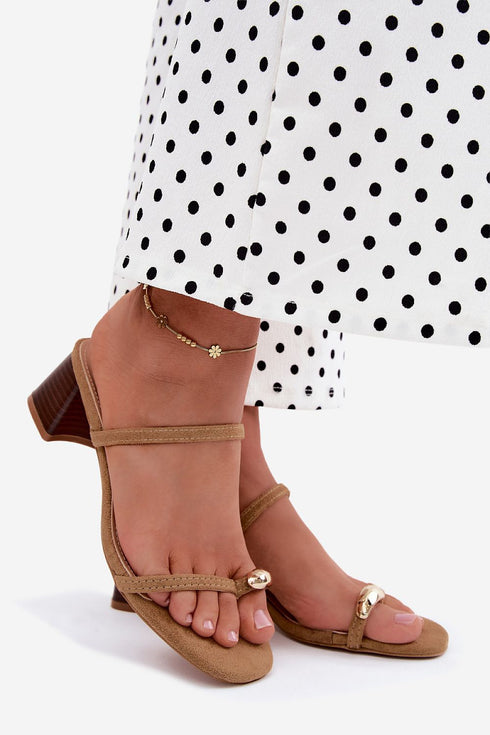 Heeled sandals model 228795 Step in style