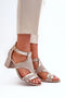 Heel sandals model 198129 Step in style